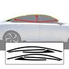 BOGAR TECH DESIGNS Side Window Chrome Delete Overlay Compatible with Honda Accord 2018-2022, Gloss Black