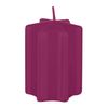 Sternkerzen Adventset Brombeere 8 x 6 cm, 4 Stück