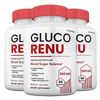 Gluco Renu Capsules, Max Strength Formula, GlucoRenu Blood Supplement (3 Pack)