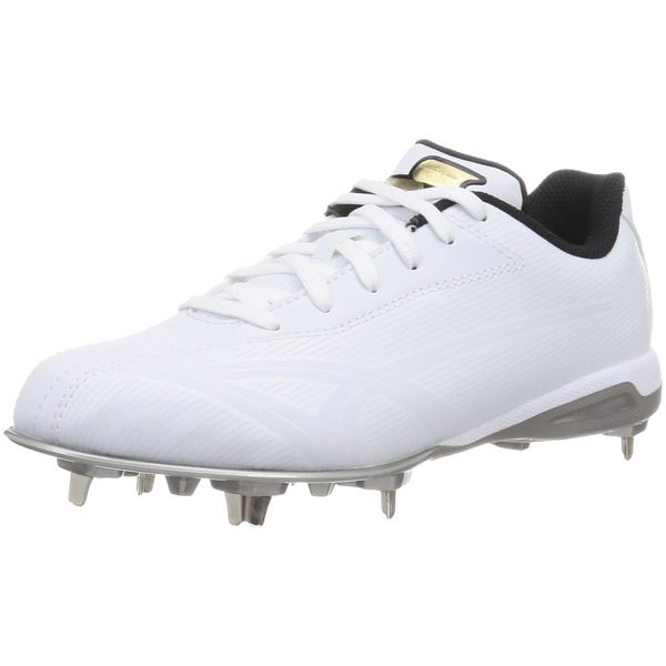 SSK TT-L-W Glow Road Baseball Cleats, white × white (1010)