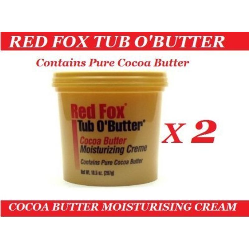 2 x RED FOX PURE COCOA BUTTER MOISTURISING CRÈME 10.5 Oz - Online ...