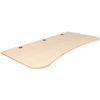 VIVO Light Wood 63" x 32" Table Top for Adjustable Standing Desk Frames