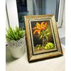 RIOLIS Counted Cross Stitch Kit 6"X8.25"-Lily and Lime (14 Count)