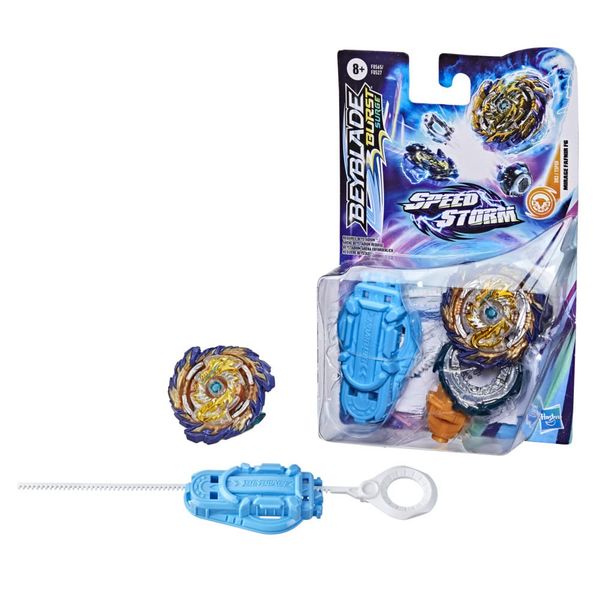 Hasbro Beyblade Burst Surge Speedstorm Mirage Fafnir F6 Kreisel Starter Pack – Battle Kreisel mit Starter