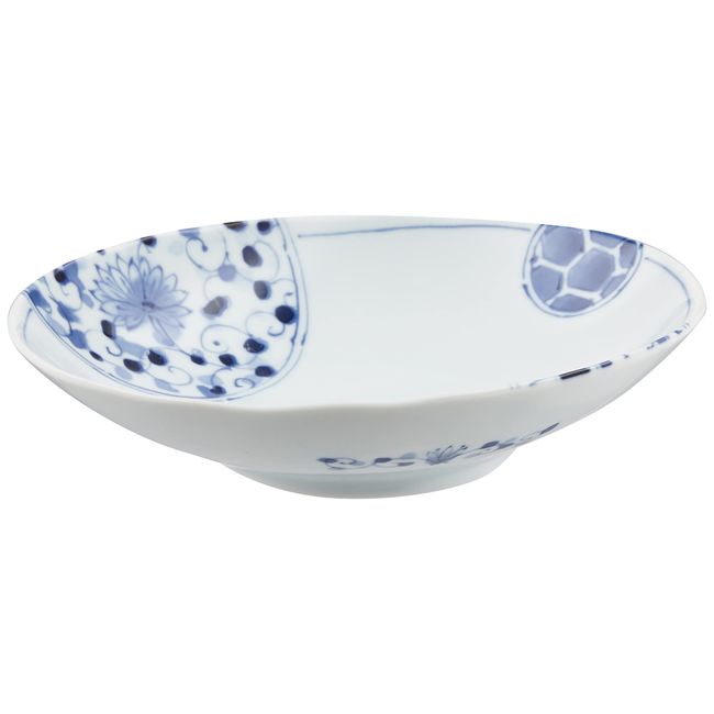 Flower 伊万里 70 Oval Deep Plate [22.5 X 17.5 X 5 cm] hni70df