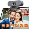 Angetube Webcam with Microphone, 1080P HD Streaming Web camera, 90°View Computer PC Camera, Plug & Play Compatible with Zoom/Skype/Teams/Webex/Laptop/Desktop
