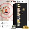 5.1 Cu.ft Safe Box Fireproof Waterproof, Home Safe Security Box W/Hidden Storage