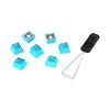 HyperX Rubber Keycaps - Gaming Accessory Kit, 19 Keys, English (US) Layout, Blue