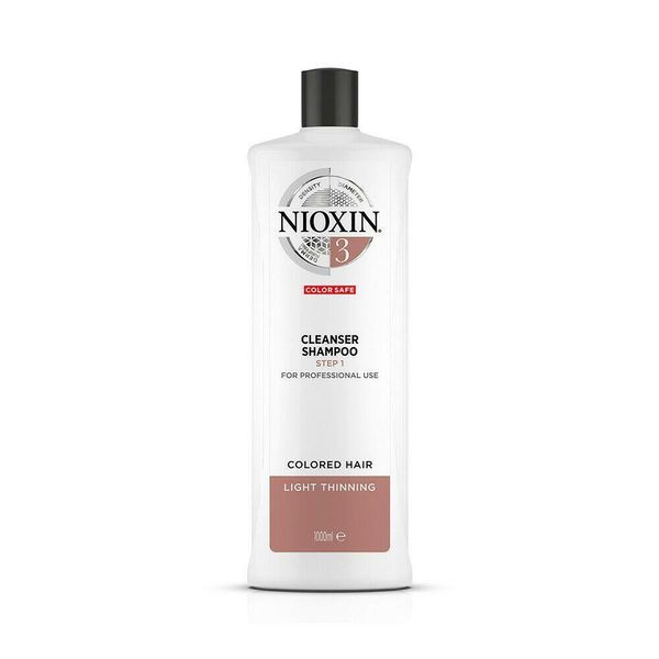 Nioxin Cleanser for Fine Hair System 3 Shampoo Chemically Enhanced Hair 33.8 oz