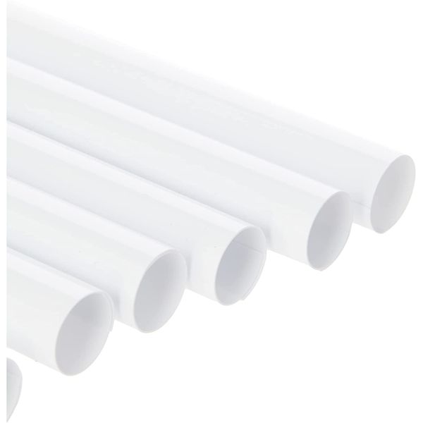 Radiator Pipe Covers Sleeves Classic Style White 15mm (8)