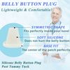Belly Button Shaper Silicone Plug Post Tummy 8 Pieces Different Sizes (8) (8)