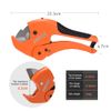 Convy PVC Pipe Cutter, Maximum Opening 3-42 mm - Orange, convy-GJ115EU