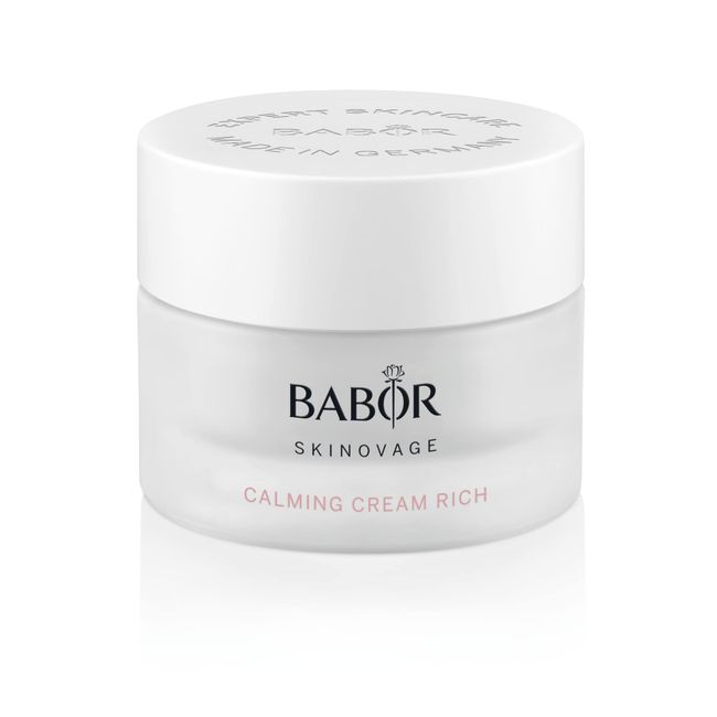 BABOR SKINOVAGE Calming Cream Rich, Reichhaltige Gesichtscreme für empfindliche Haut, Beruhigende Feuchtigkeitspflege ohne Farb- oder Duftstoffe, Vegan, 50 ml