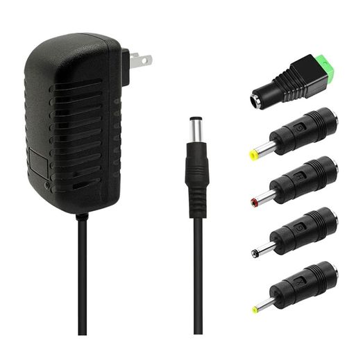 24V 0.5A 500mA DC Switching Power Supply Adapter 24V AC Adapter 100-240V 50-60Hz to DC 24Volt 0.5 Amp Power Supply Cord with 5.5mm x 2.5mm Barrel & 5Tips for Essential Oil Diffuser