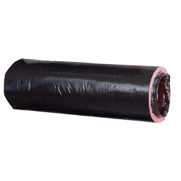 ATCO 04002512 Black Insulated 12" X25' Flex Duct