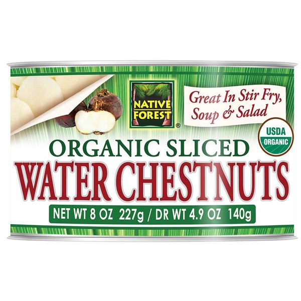 Native Forest Organic Sliced Water Chestnuts, 8 Ounce Cans (Pack of 6)