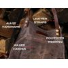 Breeo Waxed Canvas Apron | Leather Straps | D Rings & Pockets | Adjustable Straps