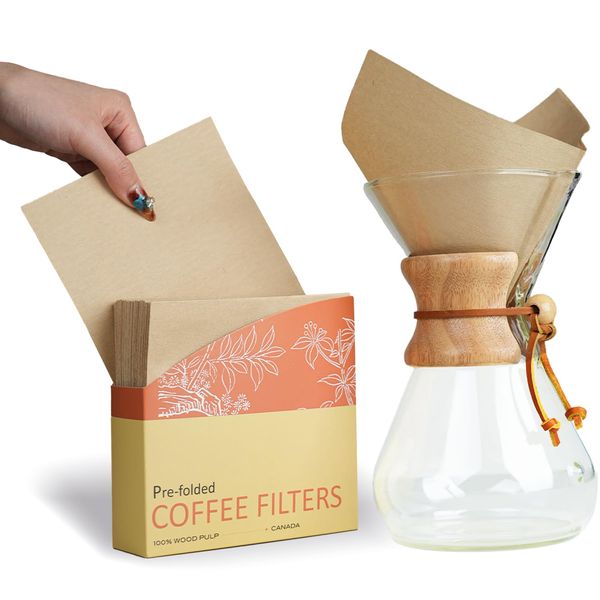 Bake Choice Natural Coffee Filters - Square