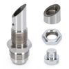Silver E-VAC Scavenger Kit Catch Can includes T304 Vacuum SS E-VAC fitting USA