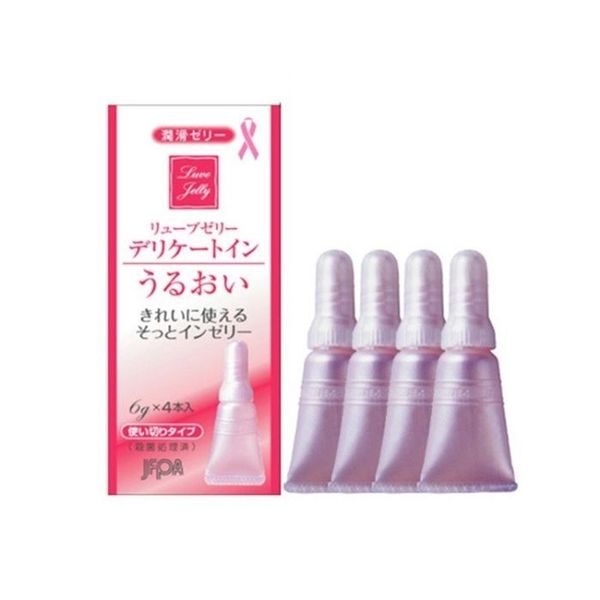 Gex Lube Jelly Delicate In 6g 4 pieces Lubricant Jelly Support Body Care PK-B