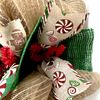 Christmas Wreath Candy Land Lane Handmade Deco Mesh