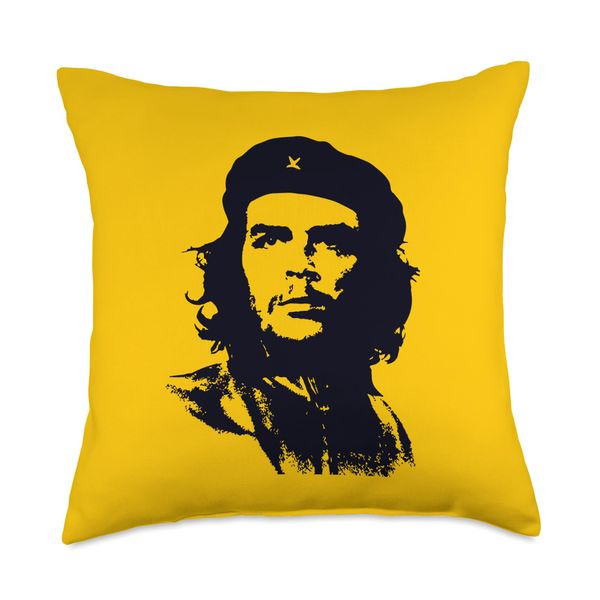 Che Guevara Shadows Yellow Throw Pillow