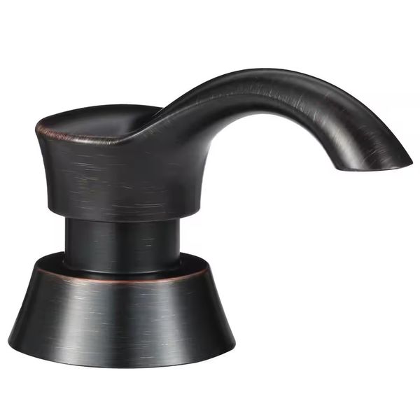 Counter Top Soap Dispenser Bronze Bathroom Kitchen Sink Modern Decor Replacement