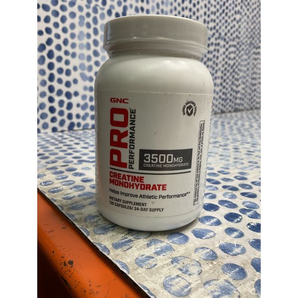 GNC Pro Performance Creatine Monohydrate Pills 3500Mg, 120 Capsules, Ex 5/2026