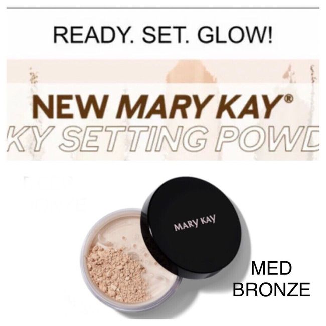 Mary Kay SILKY SETTING POWDER Med BRONZE .28 oz Brand New Release! New In Box