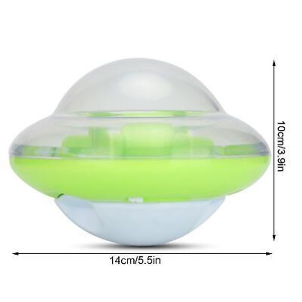 Interactive Slow Feeder Dog Food Dispensing Play Ball Green Pet Toy