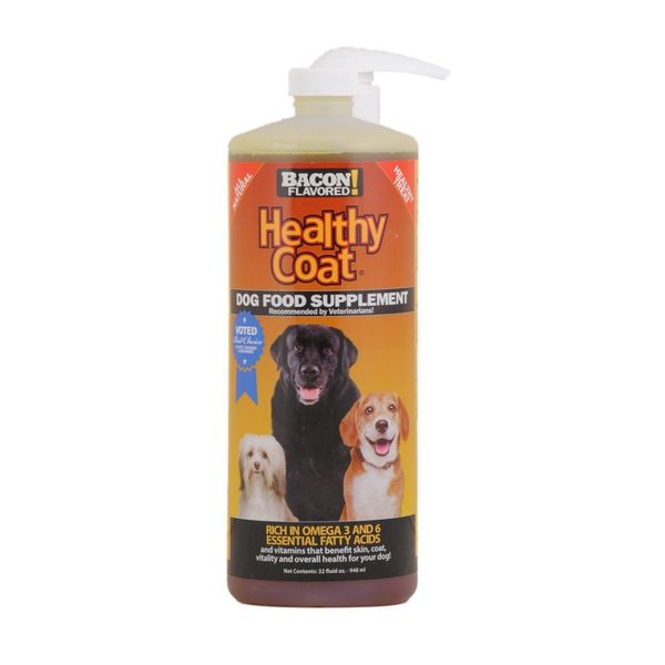 HealthyCoat Dog Food Supplement: Quart. Excessive Shedding, Itching, Hot Spots, Allergies, Immune System