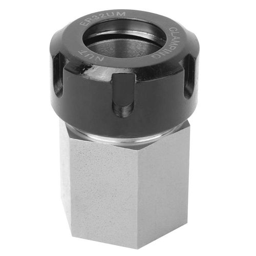 ER32 Collet Block, ER32 Chuck Collet Holder Lathe Collet Block Engraving Machine Collet Block (Hex)