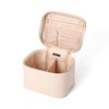 Francfranc French Wave Shape Vanity Pouch, Large, Ivory