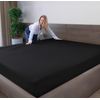Acrali Home Premium Microfiber fitted sheets (Black, Microfiber | King (200x150+40cm))
