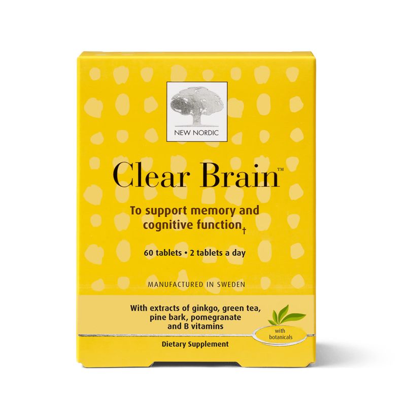 NEW NORDIC Clear Brain Tablets | Supports Normal Cognitive Health and ...