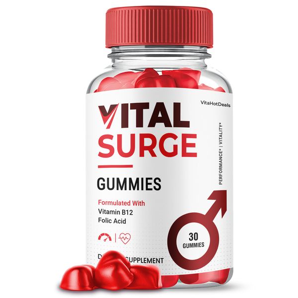 Vital Surge Gummies For Men, VitalSurge Maximum Strength Formula (1 Pack)