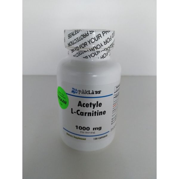 Acetyl L-Carnitine 1000 mg, 120 Capsules - Non-GMO and Gluten Free-Premium Caps