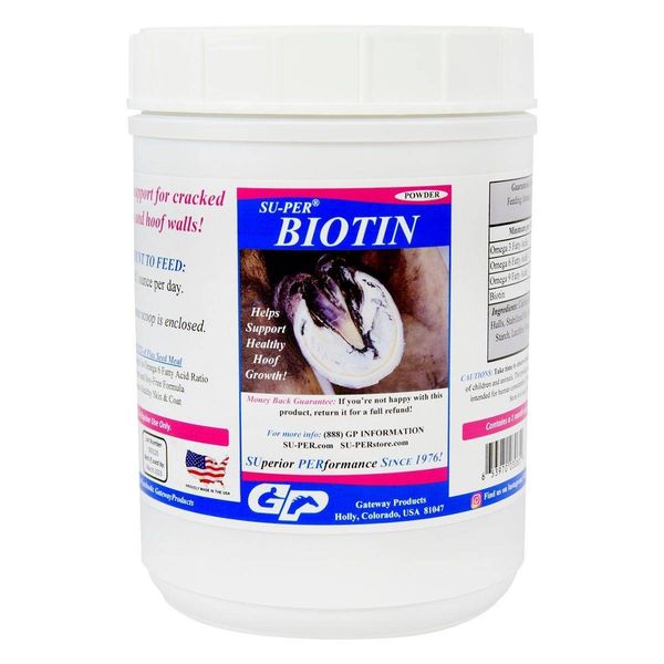Su-Per Biotin Hoof Support For Horses 2.5 Lb Null