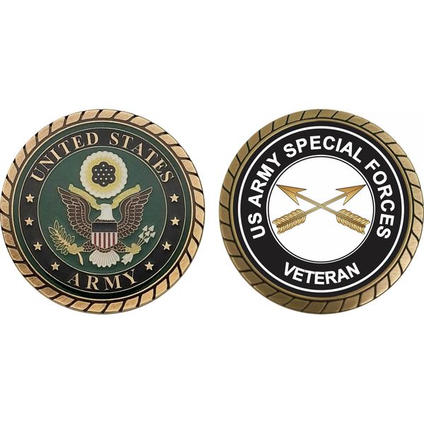 U.S. Army Veteran Special Forces Challenge Coin