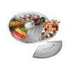 Prodyne Appetizers On Ice with Lids, 16", Clear