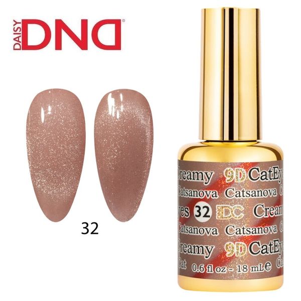 DND DC 9D Cat Eyes Gel Polish #32 - Catsanova