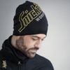 Snickers Workwear FlexiWork Stretch Fleece Printed Beanie Black