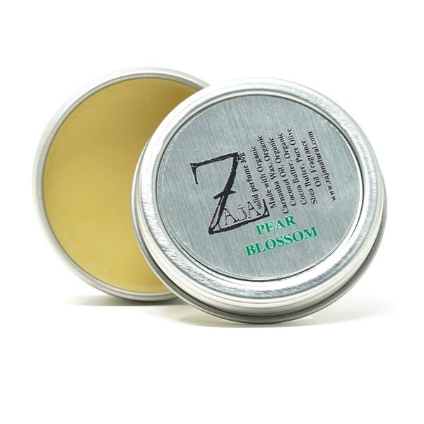 Pear Blossom Solid Perfume 30g - Bergamot, Pear Nectar, Orchard Apples, Jasmine