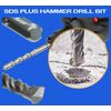 SDS-Plus Drill Bit 3/8" x 8" Rotary Hammer Bit Carbide Tip Drill Concrete-5Pcs