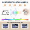 EASY READ 2 Pack Reading Glasses for Women,Cat Eye Blue Light Blocking Computer Readers with Spring Hinge(Magnification 2.00,Black/Tortoise)