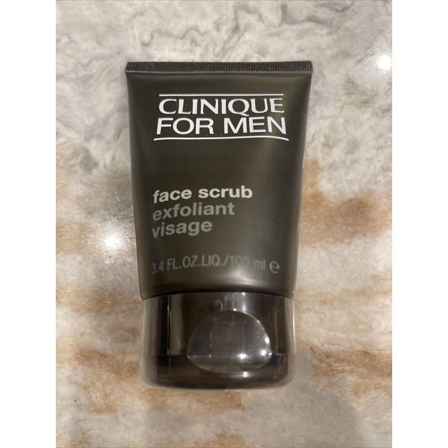 Clinique For Men Face Scrub Exfoliant Visage - 3.4oz/100mL SEALED