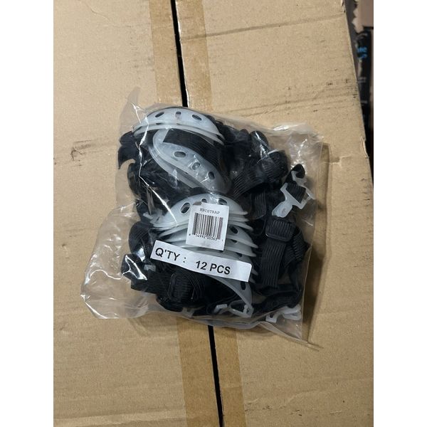 Pack Of 12 Hard Hat Chin Straps Adjustable