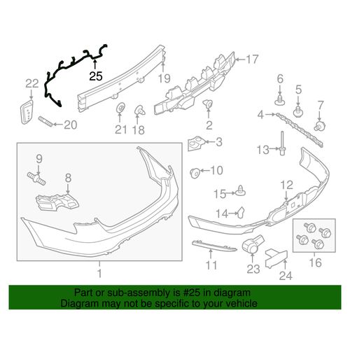Genuine Ford Parts - Wire Asy - Jumper (EG1Z-15K868-CA)