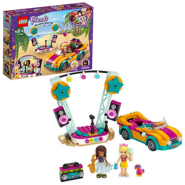 LEGO Friends 41390 Andrea's Open Car and Live Stage