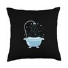 Bathtub Showers Bathroom Bathtub Shower Throw Pillow